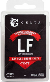 Парафин GELTA -1/+1 Фтор LF Все типы снега 60г