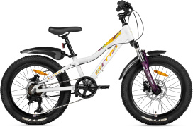 Велосипед SITIS LUNA 7SP HD 20" (2025) White-Orange-Purple
